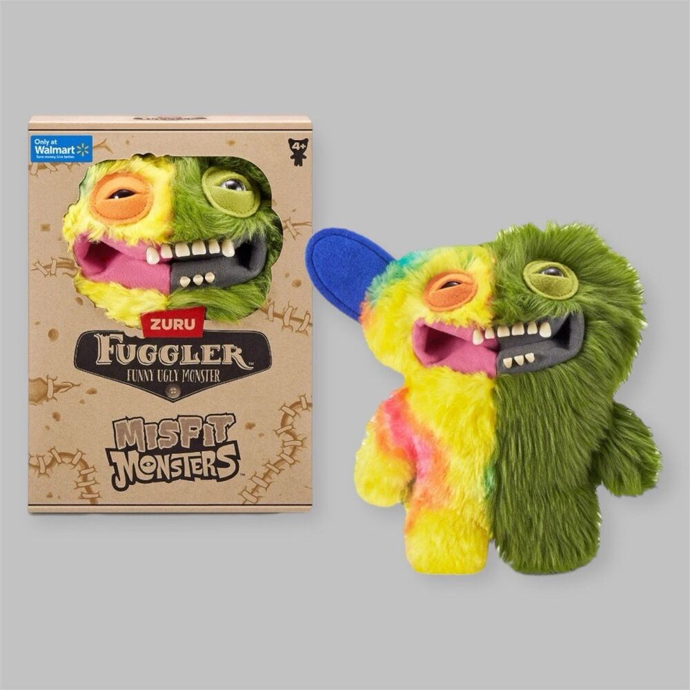 FUGGLER Misfit Monsters Edition GRINEROO MCGOO FUNNY UGLY MONSTER New Plush